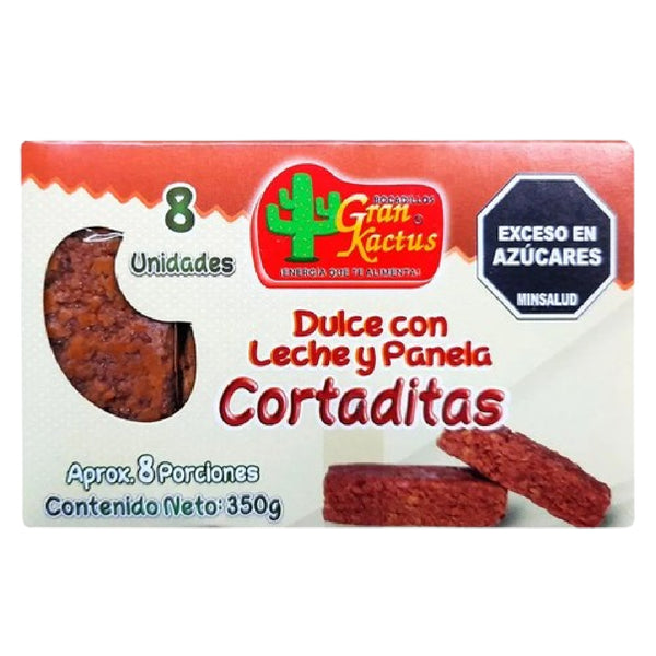 CORTADITA DULCE 8U 350G LECHE Y PANELA